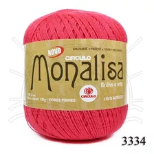 Linha Monalisa 100g 3334 Cor Rosa-escuro