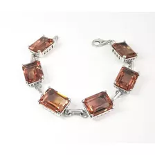 Pulsera De Plata, Zultanite Rectangular, Estambul Joya