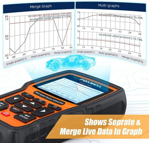 Nt510 Elite Obd2 Escner Apto Para Land Rover  Y  Funda De T Foto 5