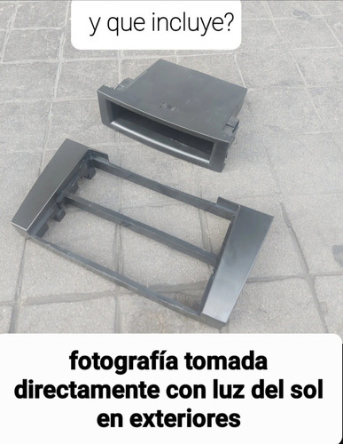 Base Frente Estereo 1 O 2 Din Mercedes  C-class 2005 A 2006  Foto 4