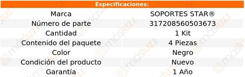 1 Pack Topes Tapa Caja Ram 2500 V8 5.7l 03/05 Soportes Star Foto 2