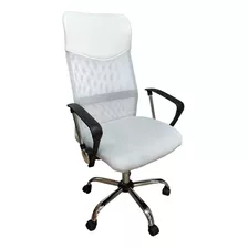 Silla Escritorio Ejecutiva Mesh Blanca Reforzadas 150k