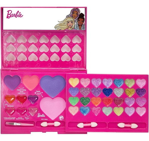 Paleta Maquillaje Barbie Para Niñas Set Cosmético Original