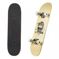 Skate Gold Maple Crudo Solo Deportes Rulemanes Beige