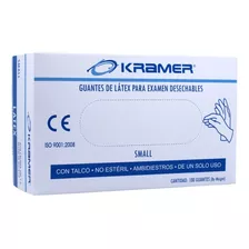  Guantes De Latex Kramer Caja X 100