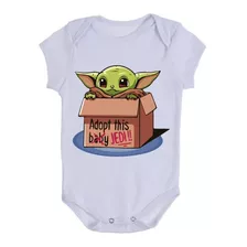 Body Bebê Star Wars Adopt Babt Jedi Bebê Jedi Cute