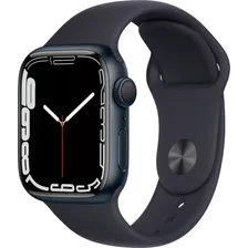 Apple Watch Series 7 41mm Meia Noite C/gps A Prova D' Água 