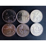 Monedas 25 Centavos Colonias Adheridas Usa 2009