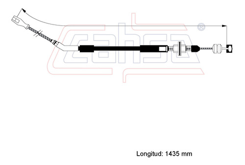 Cable Freno Trasero Derecho Para Mazda 323 1.3l 1987 Foto 2