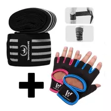 Kit De Rodilleras X2 Und Más Guantes De Gym