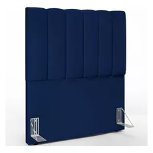 Cabeceira Cama Box Solteiro 100 Cm Dália Facto Azul Marinho Cor Azul-marinho