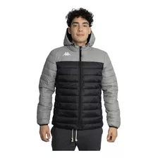 Campera Kappa 4 Soccer Seddolo Hombre Moda Gris