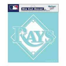 Wincraft Mlb Tampa Bay Rays Troquelada De La Etiqueta, X8 