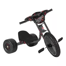 Triciclo Infantil Velotrol Preto Regulável Bandeirante 234