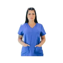 Blusa Jaleco Cirúrgico Uniforme Hospitalar Enfermagem 45