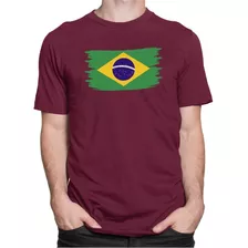 Camisa Brasil Camiseta Bandeira Futebol - Estampa Premium