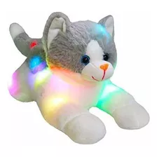 Houwsbaby Light Up Kitty Animal De Peluche Gato Disquete