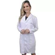Jaleco Feminino Acinturado Tec De Enfermagem Personalizado