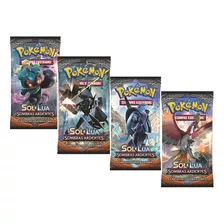 Copag Pokemon Sol E Lua Sombras Ardentes - 4 Boosters