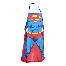 Delantal De Cocina Superman Licencia Oficial Warner Dc