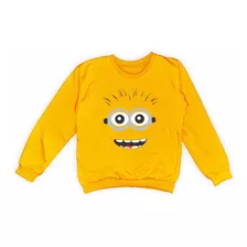 Buzos Niños Y Niñas En Felpa Estampado Minions