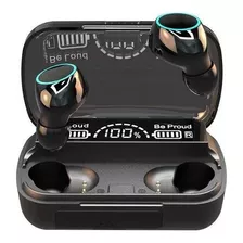 Auriculares Inalámbricos Bluetooth Dual Ear Game M30 De Tws, Color Negro