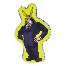 Almofada All Might 3d Aveludada Oficial My Hero Academia