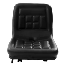 Asiento Universal Tractor Carretilla Elevadora Negro Cuero