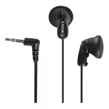 Fone De Ouvido Estéreo Sony In-ear Original Conector P2 Em L Cor Preto