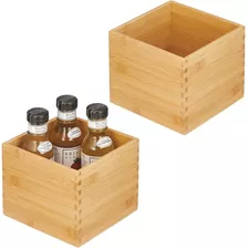 Cubo Organizador De Despensa Para Rio De Cocina De Bamb...