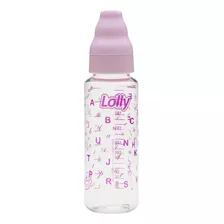 Mamadeira Tip Lolly Bico Redondo Rosa 240ml