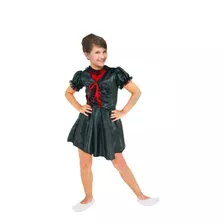 Fantasia Monica Bruxinha Turma Bruxa Infantil Vestido Preto