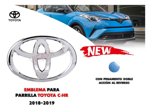 Emblema Para Parrilla Toyota C-hr 2018-2019 Foto 2