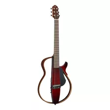 Guitarra Acústica Yamaha Slg200s Para Diestros Crimson Red Burst Palo De Rosa Brillante