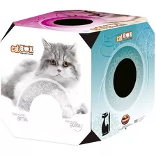 Brinquedo Caixa Cat Box Papelão Arranhar Adulto Furacão Pet