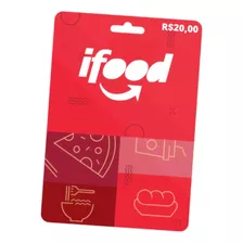 Cartão Presente Ifood 20 - Digital Via Chat 