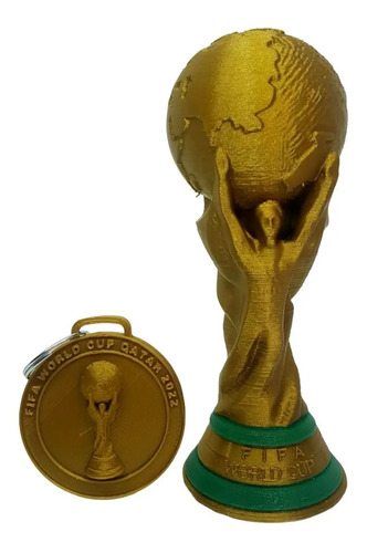 Copa 14cm + 30u Medalla Campeón Llavero C/bolsita Y Sticker
