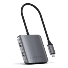 Hub Usb-c Satechi 4 Portas Extensor Usb-c 5gbps Space Gray