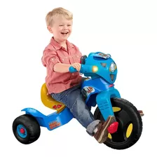 Moto Triciclo Fisher Price Paw Patrol Luces Y Sonidos Color Azul