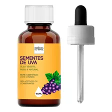 Óleo Vegetal De Sementes De Uva - 100ml Puro E Natural