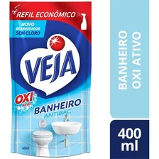 Limpador Anti Bac Veja Banheiro Oxi 400ml Refil Econômico