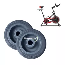 Par Rodinha De Transporte Bicicleta Spinning Kikos F5 E F5i 