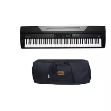 Kit Piano Arranjador Kurzweil Ka70 88 Teclas Com Capa