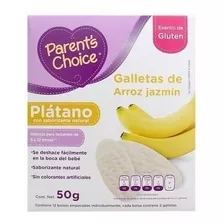 Parent S Choice Galletas De Arroz Jazmín Sabor Plátano 50g