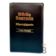 Bíblia C/harpa Letra Hipergigante Plus Luxo Promessas 14x21