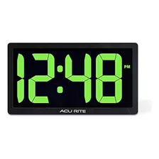 Reloj Digital Led De 10 Pulgadas Acurite 75112m Con Brillo D