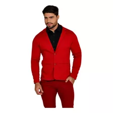 Blazer Masculino Slim Casual Esporte Fino Plus Size Cores