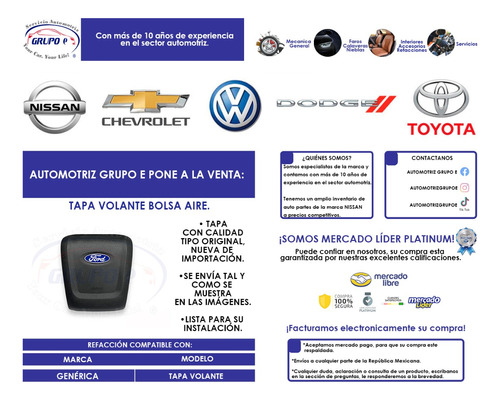 Tapa Bolsa Aire Ford F150 2009 2010 2011 2012 2013 2014 Foto 6