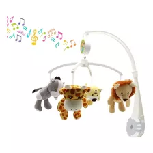 Móbile Musical Berço Safari Zoológico Safari Interativo