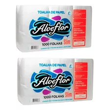 Papel Toalha Interfolha 100% Celulose 2.000 Folhas 